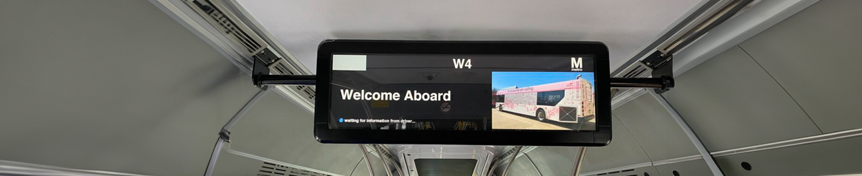 Monitore und Touchscreens für die Fahrzeugintegration
