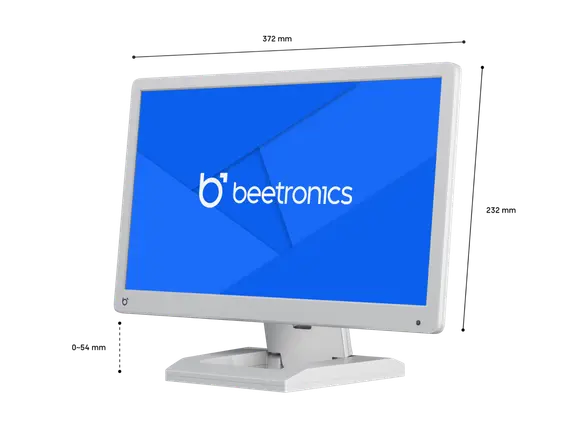 15 Zoll Monitor (Weiß)