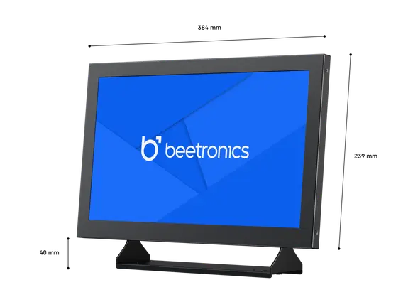 15 Zoll Monitor Metall