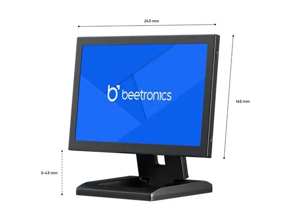 10 Zoll Monitor Metall