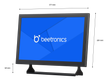 19 Zoll Monitor Metall