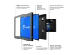 10 Zoll Monitor Metall