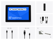 10 Zoll Touchscreen Metall (High-Brightness)