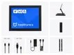 8 Zoll Touchscreen Metall (4:3)