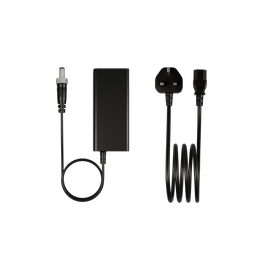 24V Netzteil mit Verriegelung, UK-Stecker