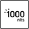 1000 Nits High-Brightness