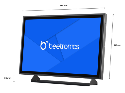 22 Zoll Touchscreen Metall
