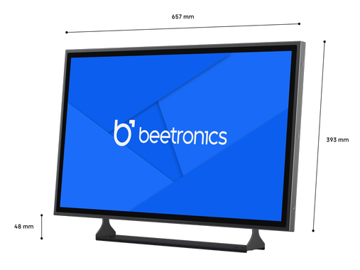 27 Zoll Touchscreen Metall