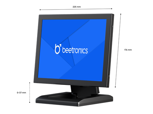 10 Zoll Monitor Metall (4:3)