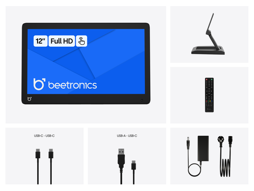 12 Zoll Touchscreen