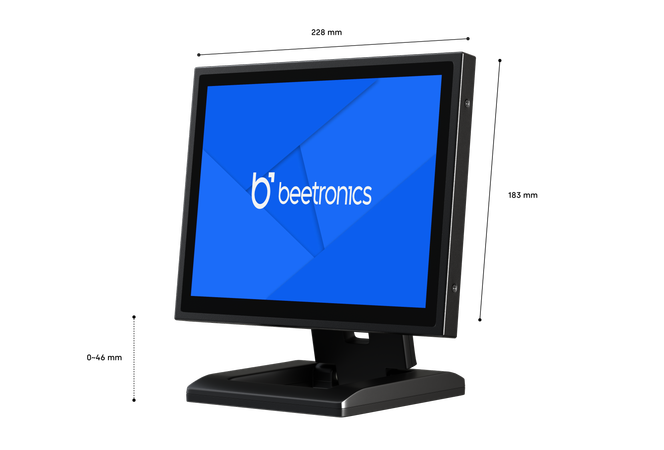 10 Zoll Touchscreen Metall (4:3)