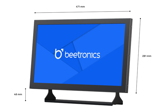 19 Zoll Monitor Metall