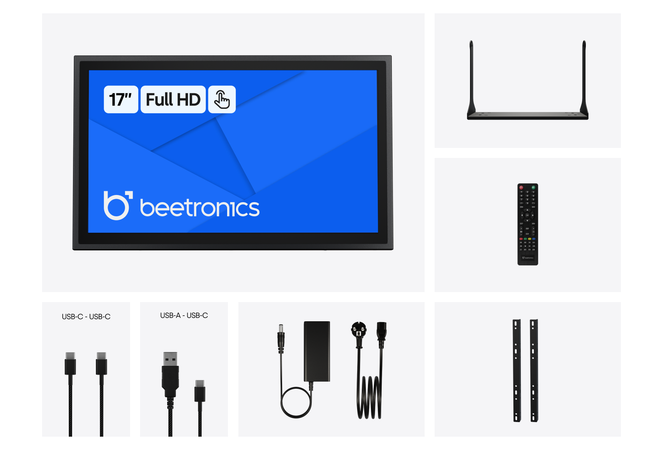 17 Zoll Touchscreen Metall