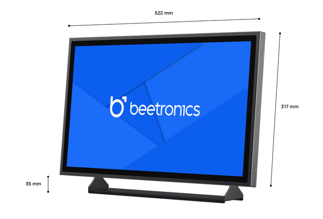 22 Zoll Touchscreen Metall