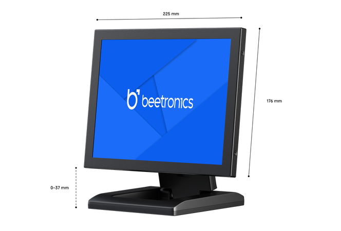 10 Zoll Monitor Metall (4:3)