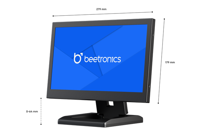 12 Zoll Monitor Metall